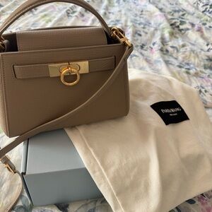 Parisa Wang Madison Micro Top Handle Bag - Taupe